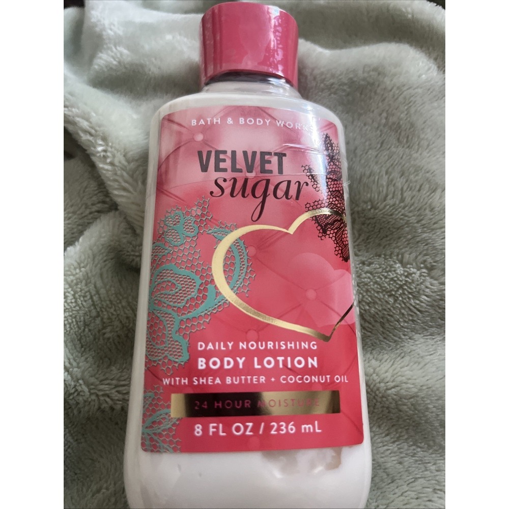 Bath & Body Works Velvet‎ Sugar Body Lotion With Shea Coconut Oil  8 oz NEW